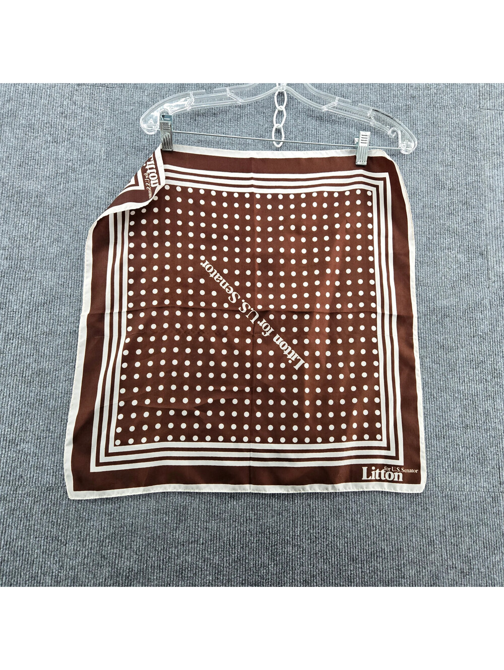 Litton for U.S. Senator Campaign Scarf Handkerchief
